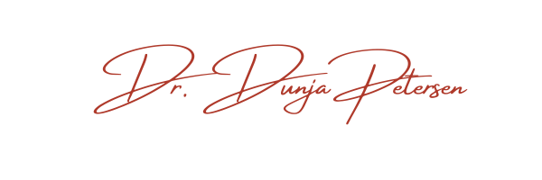 Unterschriftartig Dr. Dunja Petersen